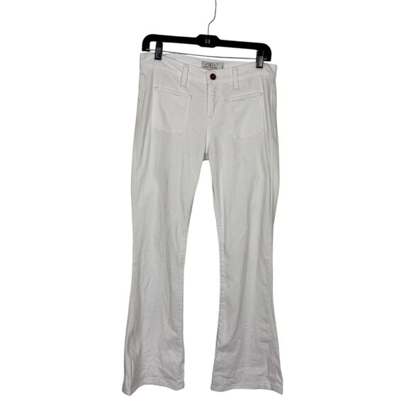Lucky Brand Denim - Lucky Brand White Charlotte Kick Flare Jeans Women's 4/27